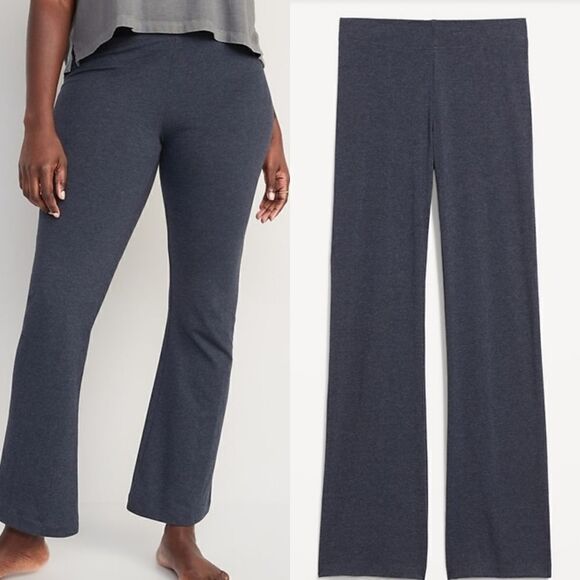 Old Navy High Waisted Flare Leggings Size Large - Picture 2 of 8